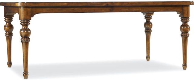 Hooker® Furniture Tynecastle Warm Chestnut-Colored Alder Rectangle Leg Dining Table