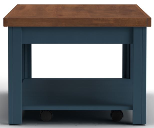 Legends Furniture Inc. Nantucket Blue Denim and Whiskey Coffee Table 2