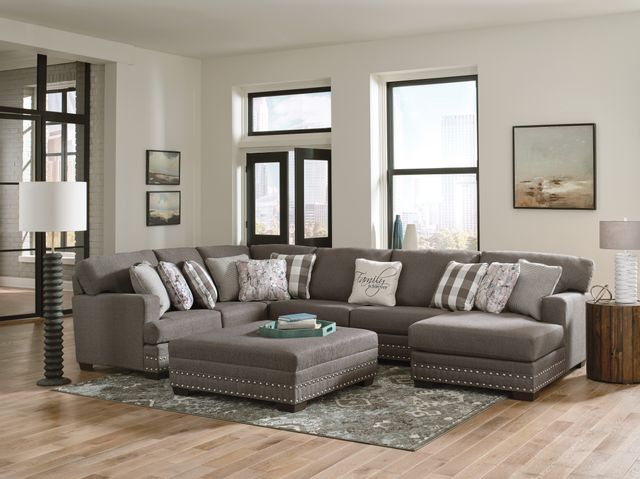 iAmerica Family Charcoal 3pc Right Side Facing Chaise Sectional-0