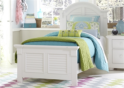 Liberty Furniture Summer House Oyster White Youth Twin Panel Headboard