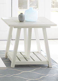 Liberty Furniture Summer House Oyster White End Table