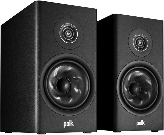 Polk Audio® R200 Black Bookshelf Speakers (Pair)
