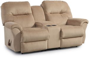 Best® Home Furnishings Bodie Leather Space Saver® Reclining Console Loveseat 