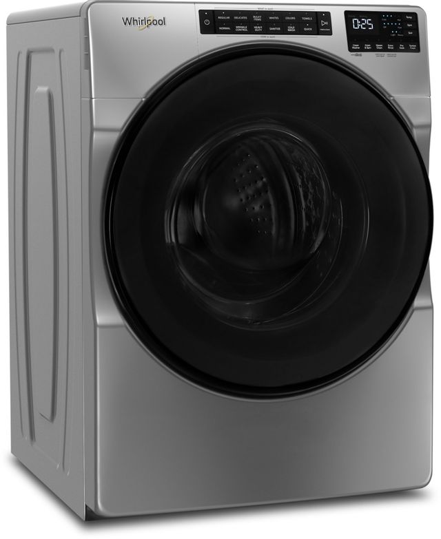 Whirlpool® 5.2 Cu. Ft. Chrome Shadow Front Load Washer 1