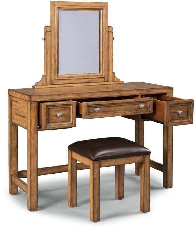 homestyles® Tuscon Toffee Vanity & Bench-3