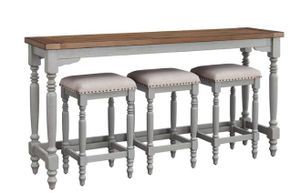 Progressive® Furniture Midori 4-Piece Gray Dining Table Set