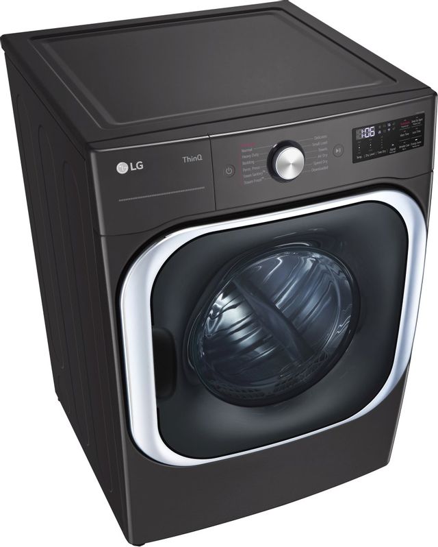 LG 9.0 Cu. Ft. Black Steel Front Load Electric Dryer 4