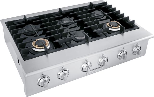 Electrolux ICON® Professional Series 36" Stainless Steel Gas Slide-In Cooktop 4