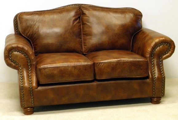 LaCrosse Furniture Rustic Rust Love Seat 1