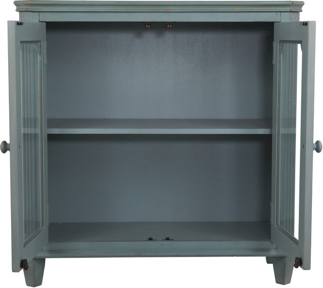 Signature Design by Ashley® Mirimyn Antique Teal Accent Cabinet 2