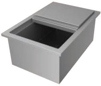 Hestan 16” Stainless Steel Insulated Ice Bin 0
