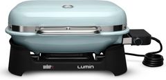 Weber® Lumin™ 26" Ice Blue Electric Tabletop Grill