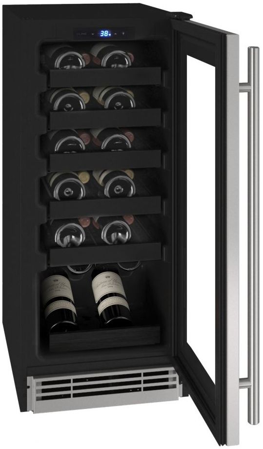 U-Line® 3.0 Cu. Ft. Stainless Steel Wine Cooler-2