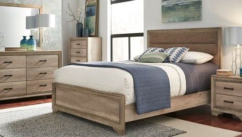 Liberty Sun Valley 4-Piece Sandstone Queen Upholstered Bedroom Set-0