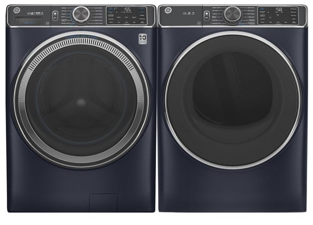 GE® Sapphire Blue Front Load Laundry Pair-0