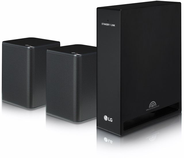 LG 2.0 Channel Black Wireless Rear Speaker Kit-1