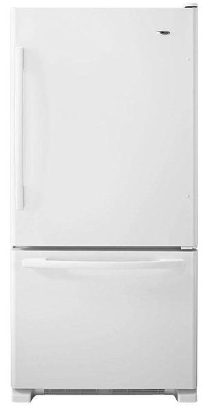 Amana® 22.1 Cu. Ft. White Bottom Freezer Refrigerator