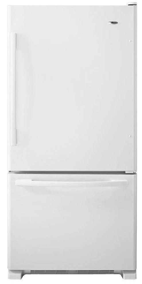 Amana® 22.1 Cu. Ft. White Bottom Freezer Refrigerator-0