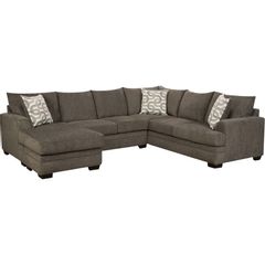 Behold Home Bailey Charcoal 2-Piece Sectional with LSF Chaise