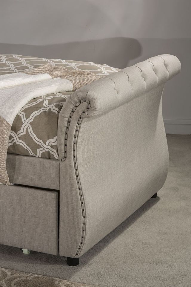 Hillsdale Furniture Hunter Linen Sandstone Twin Backless DayYouth Bed 1