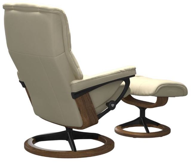 Stressless® by Ekornes® Mayfair Medium Signature Base Chair and Ottoman 3