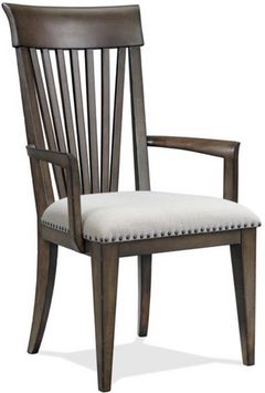 Riverside Furniture Forsyth Beige/Toasted Peppercorn Upholstered Arm Chair