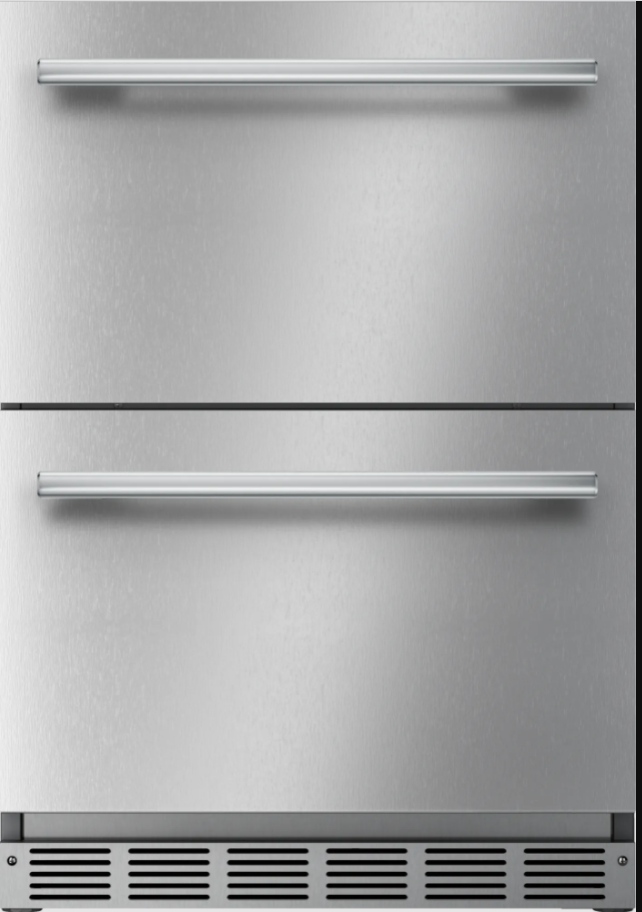 Perlick HC24RB35 24" Stainless Steel Undercounter 2 Drawer Refrigerator 