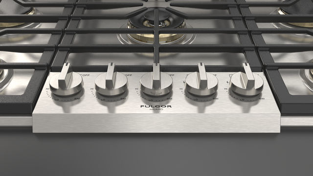 Fulgor Milano Sofia 36" Stainless Steel Professional Gas Cooktop 5