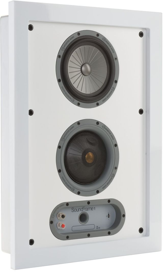 Monitor Audio SoundFrame 1 Gloss White In-Wall Speaker 2