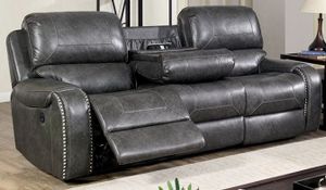 Furniture of America® Walter Gray Reclining Sofa