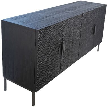 Dovetail Furniture Athens Black Stained Sideboard 4