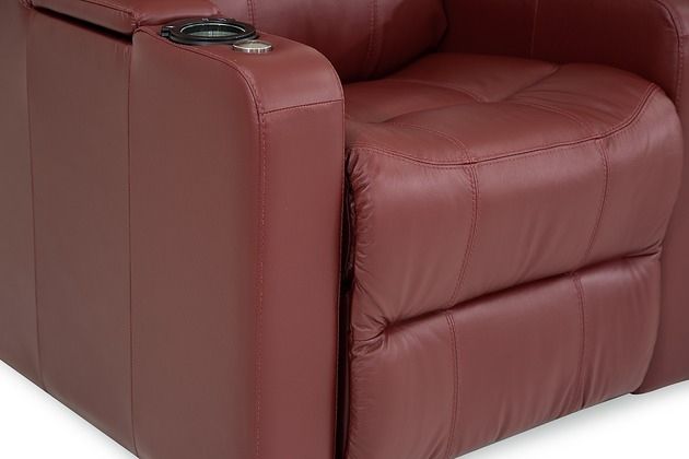 Palliser® Furniture Elite Red Theater Seating 3