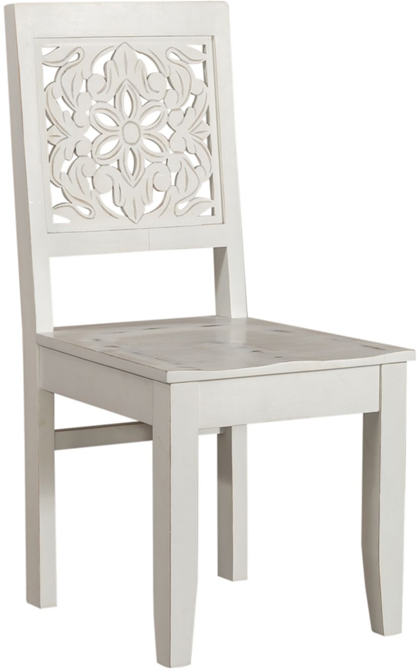 Liberty Furniture  Trellis Lane Weathered White Accent Chairs