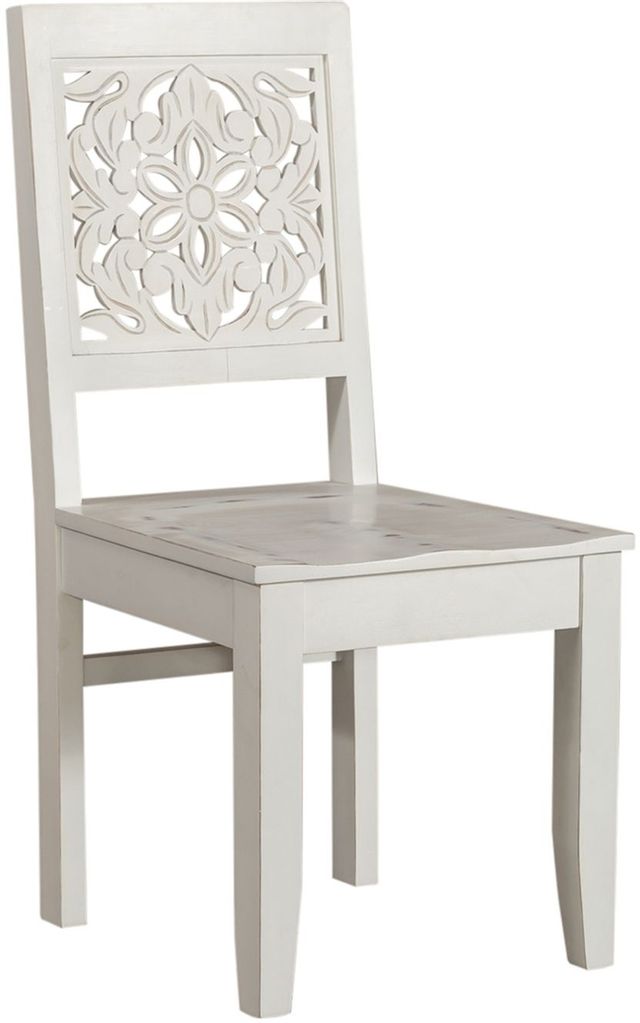 Liberty Furniture  Trellis Lane Weathered White Accent Chairs 0