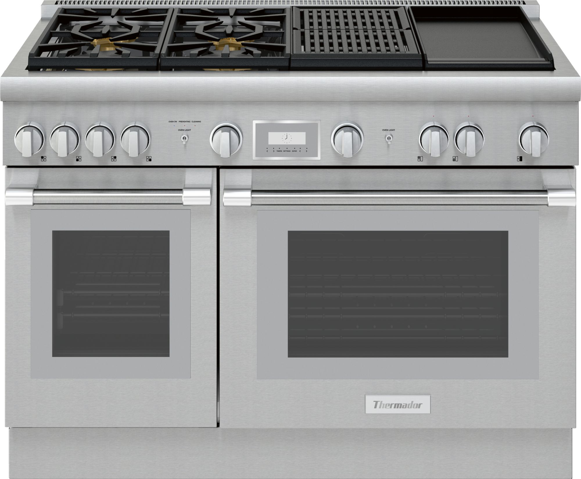 Thermador® Pro Harmony® 48" Stainless Steel Pro Style Dual Fuel Range-PRD484WCHU