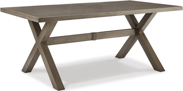 Signature Design by Ashley® Beach Front Beige Outdoor Dining Table