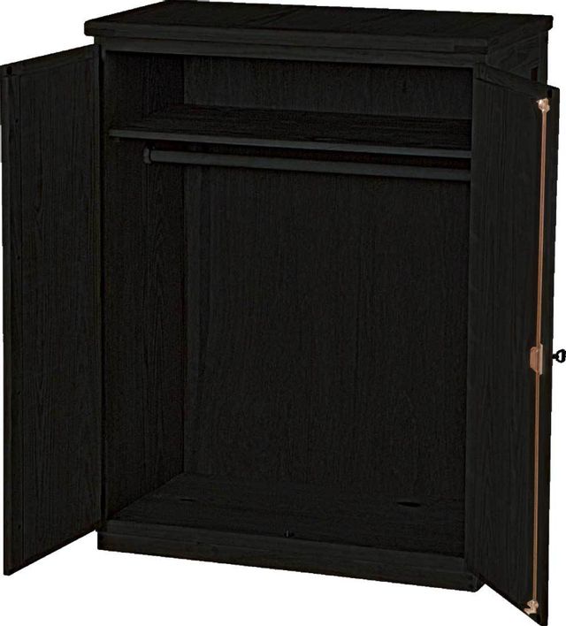 Crate Designs™ Furniture Espresso Small Closet Armoire 0