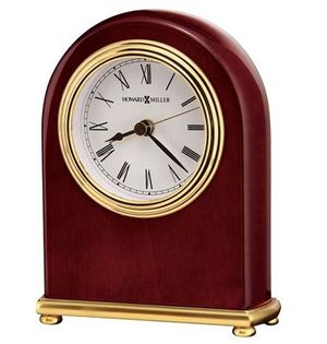 Howard Miller Rosewood Arch Alarm Clock