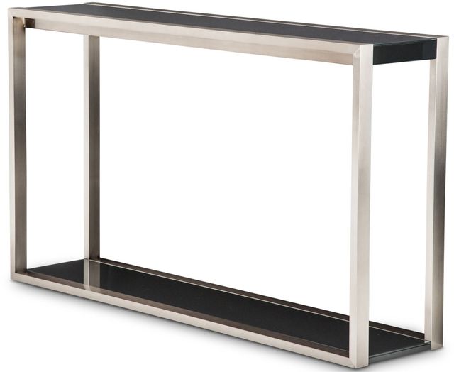 Michael Amini® Metro Lights™ Midnight Console Table 