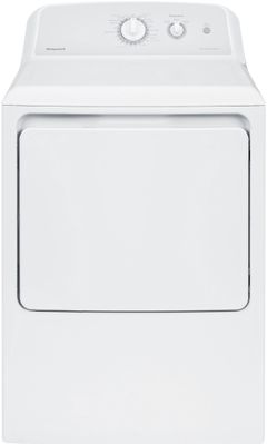 Hotpoint® 6.2 Cu. Ft. White Gas Dryer-HTX24GASKWS