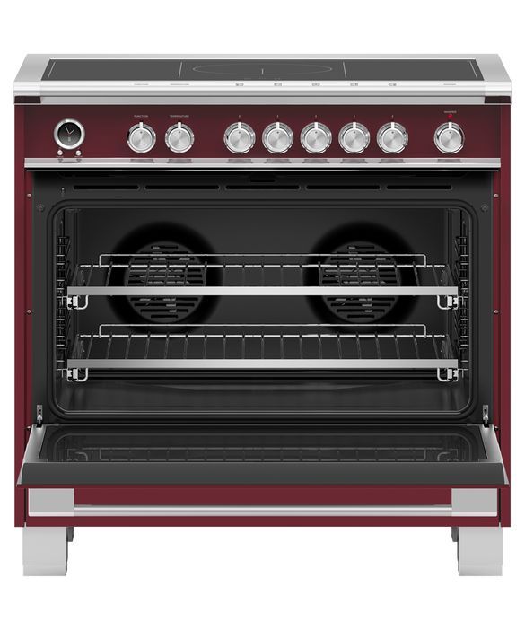 Fisher & Paykel Series 9 36" Red Induction Range-1