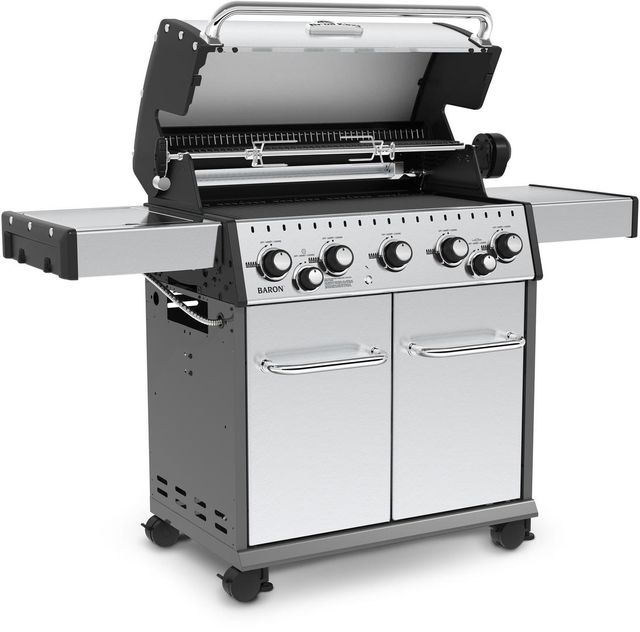Broil King® Baron™ S590 Pro Infrared Stainless Steel Free Standing Grill 4