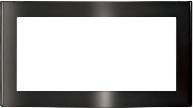 GE® 29.88" Black Stainless Built In Microwave Trim-0