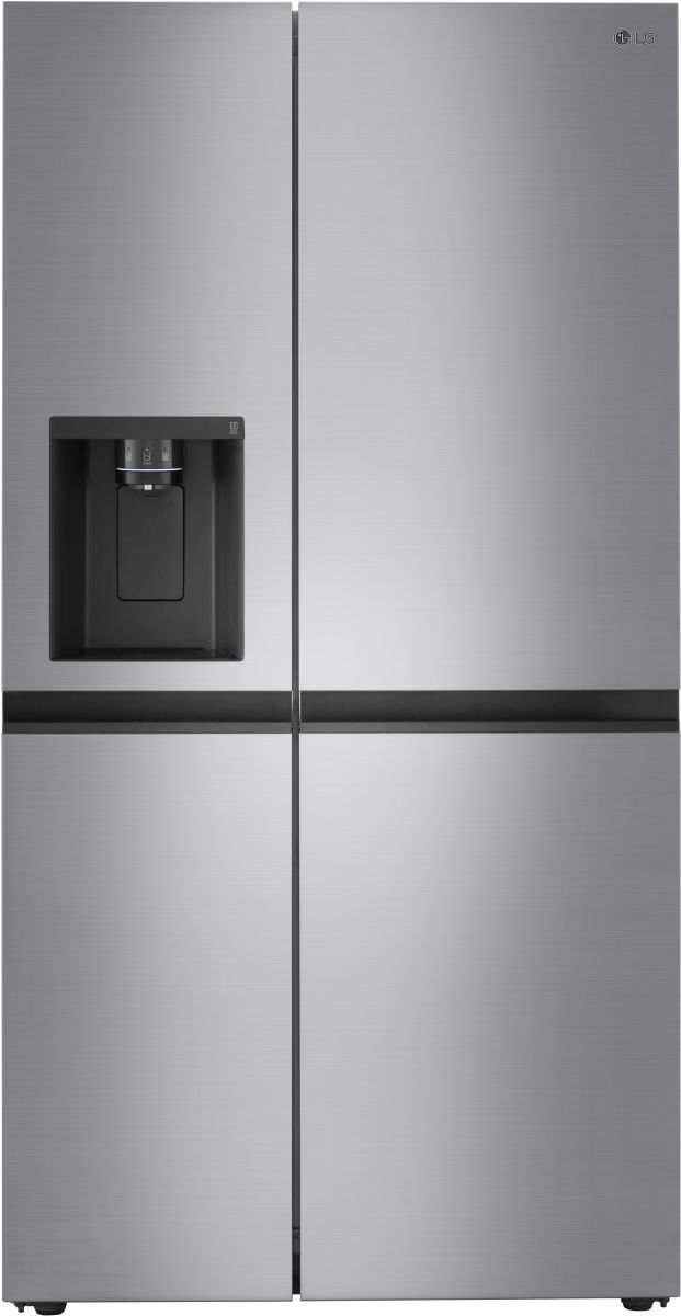 LG 36 in. 27.2 Cu. Ft. Stainless Steel Look Side-by-Side Refrigerator-0