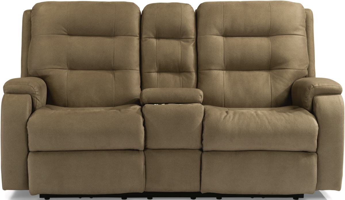 Flexsteel® Arlo Reclining Loveseat With Console | Colder's | Milwaukee Area