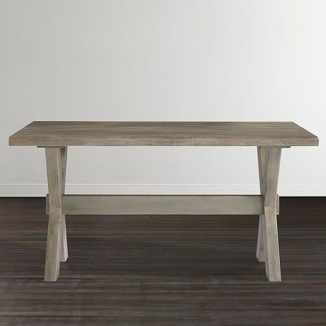 Bassett® Furniture Bench Made Maple Crossbuck 54" Live Edge Desk 4