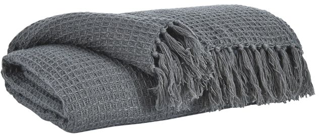 Signature Design by Ashley® Rowena Set of 3 Gray Throws 0