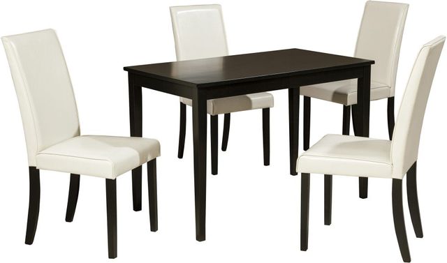 Signature Design by Ashley® Kimonte Dark Brown Dining Upholstered Side Chair 6