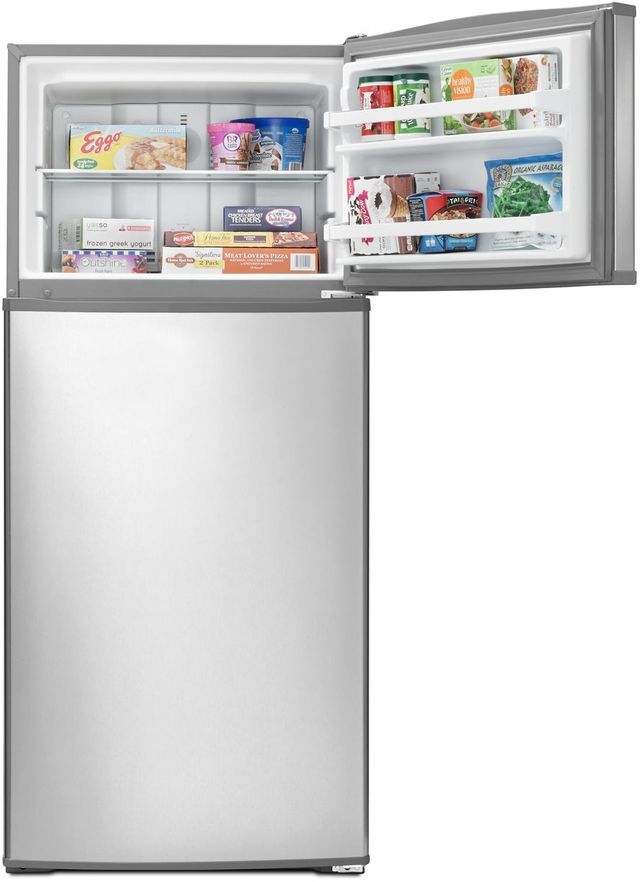 Whirlpool® 16.0 Cu. Ft. Monochromatic Stainless Steel Top Freezer Refrigerator 7