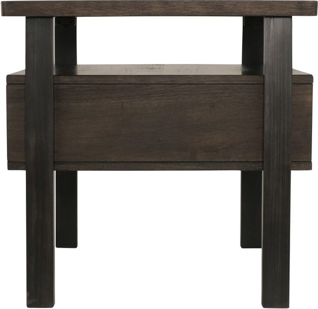 Signature Design by Ashley® Vailbry Brown End Table with USB Ports 2